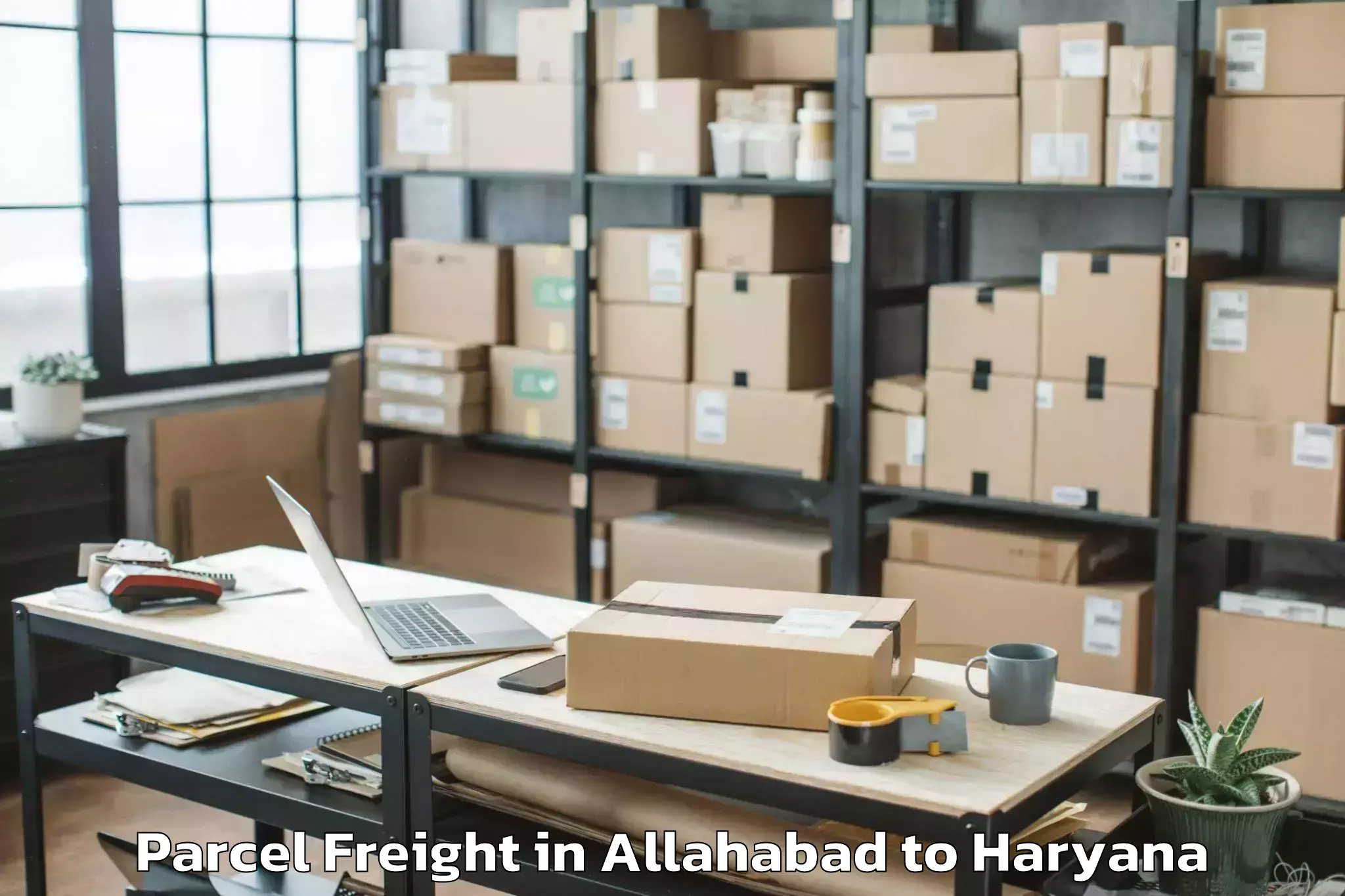 Book Your Allahabad to Bilaspur Haryana Parcel Freight Today